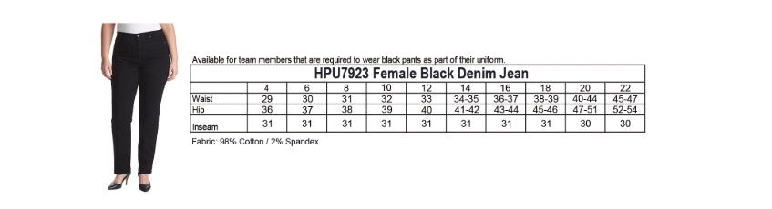 NEW Women's Denim Black Jeans