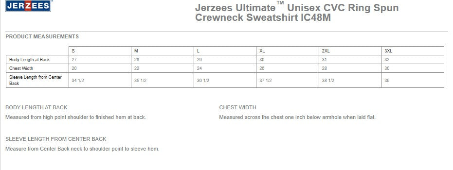 NEW Unisex Jerzees Ultimate™ Crewneck Sweatshirt