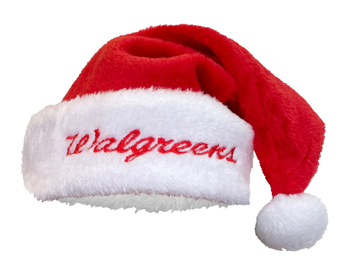 2 pack of Solid Red Santa Holiday Flair Hats