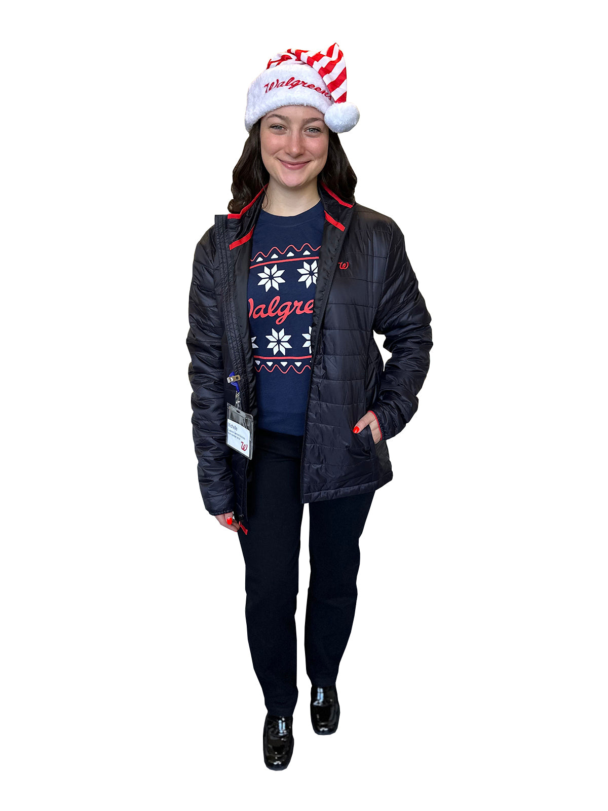 LIMITED EDITION: Walgreens Puffer Jacket + 2 FREE Santa Hats Bundle