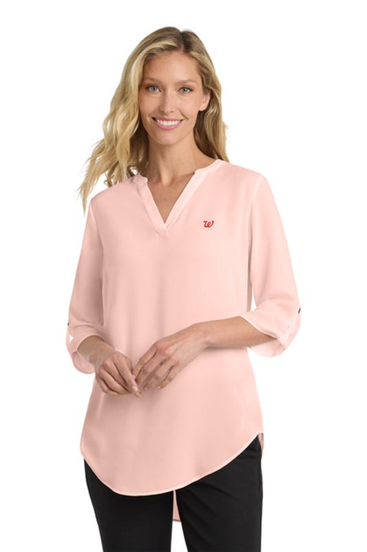 NEW Women's Port Authority 3/4-Sleeve Tunic Blouse
