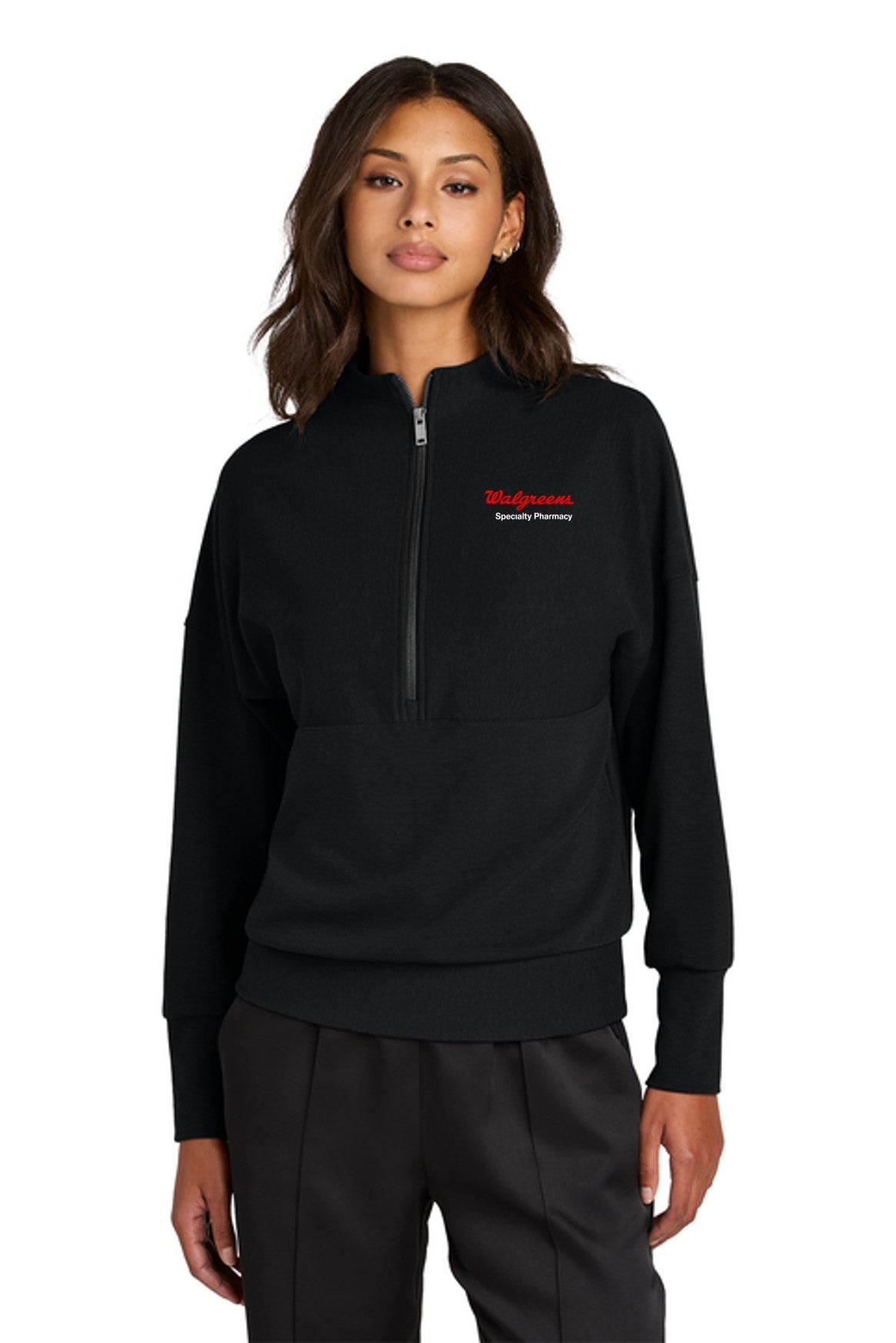 Women's Specialty Pharmacy Mercer+Mettle Linear Texture 1/4-Zip