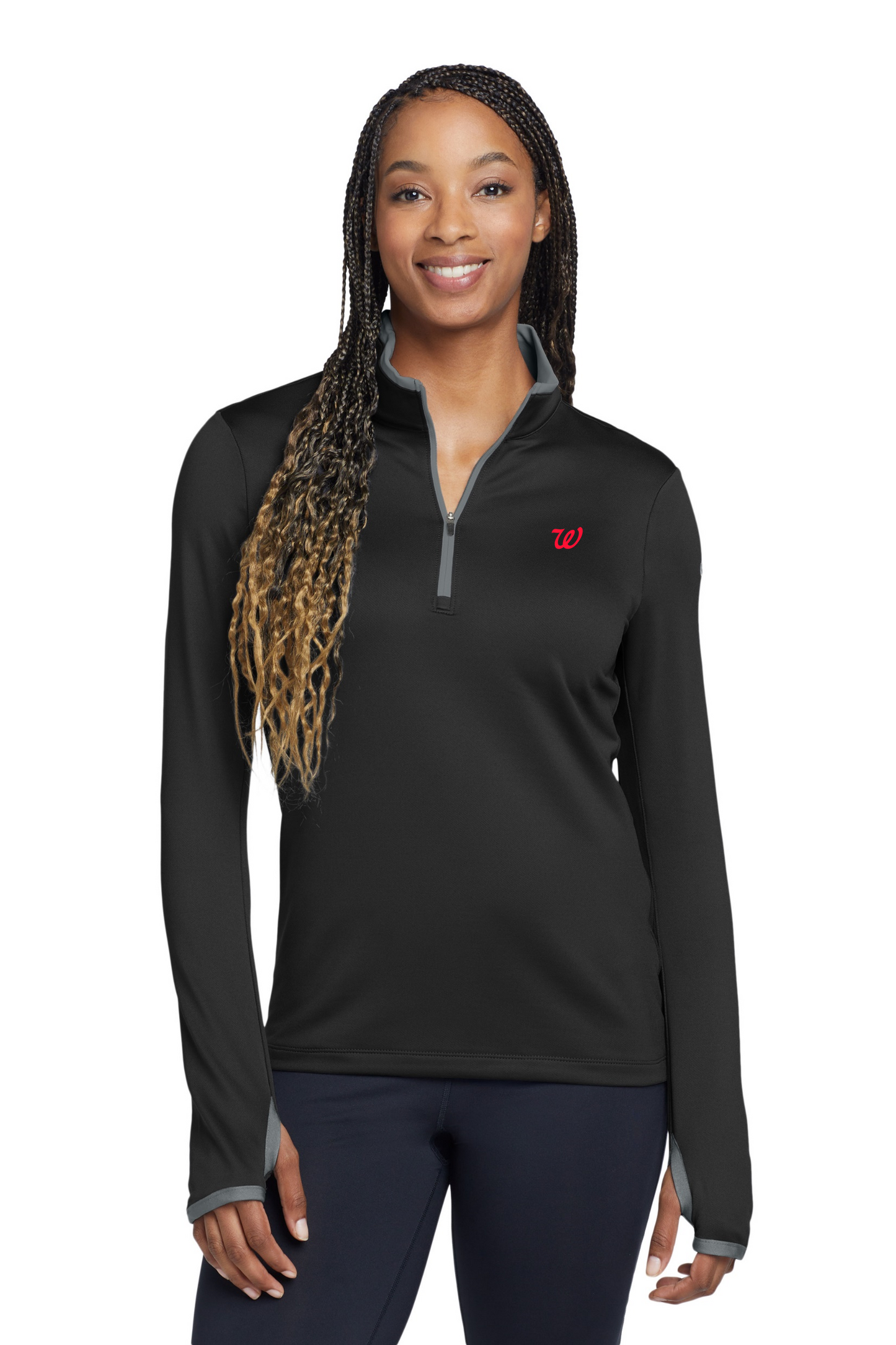 Nike Ladies Dri-FIT Stretch 1/2-Zip Cover-Up