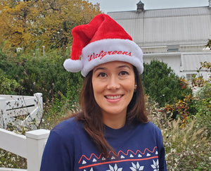 Holiday Hat Gift Pack: Combo of Holiday Flair Santa Hats (5 Striped & 5 Solid each)