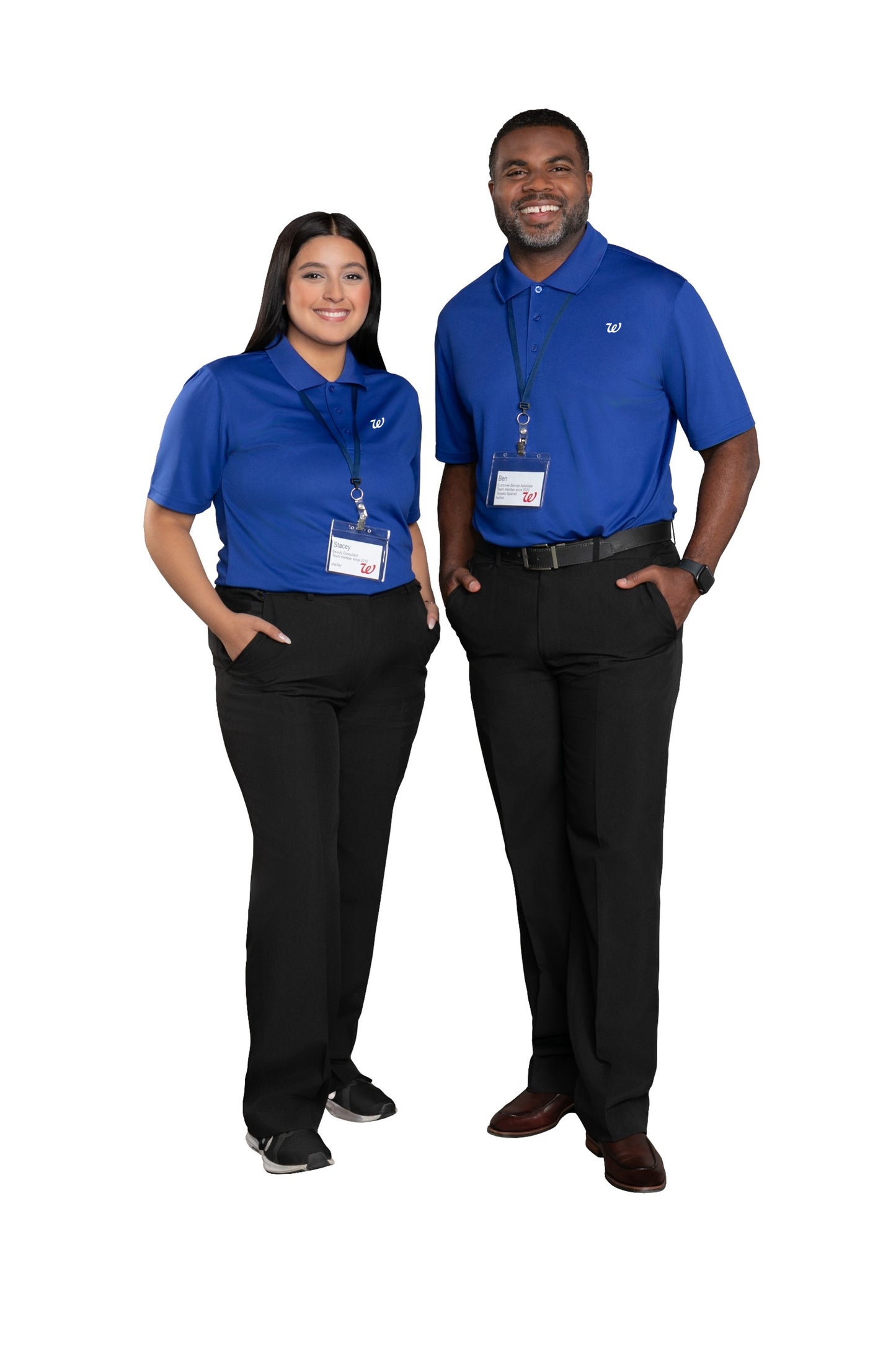 Unisex Short Sleeve Navy Performance Polo