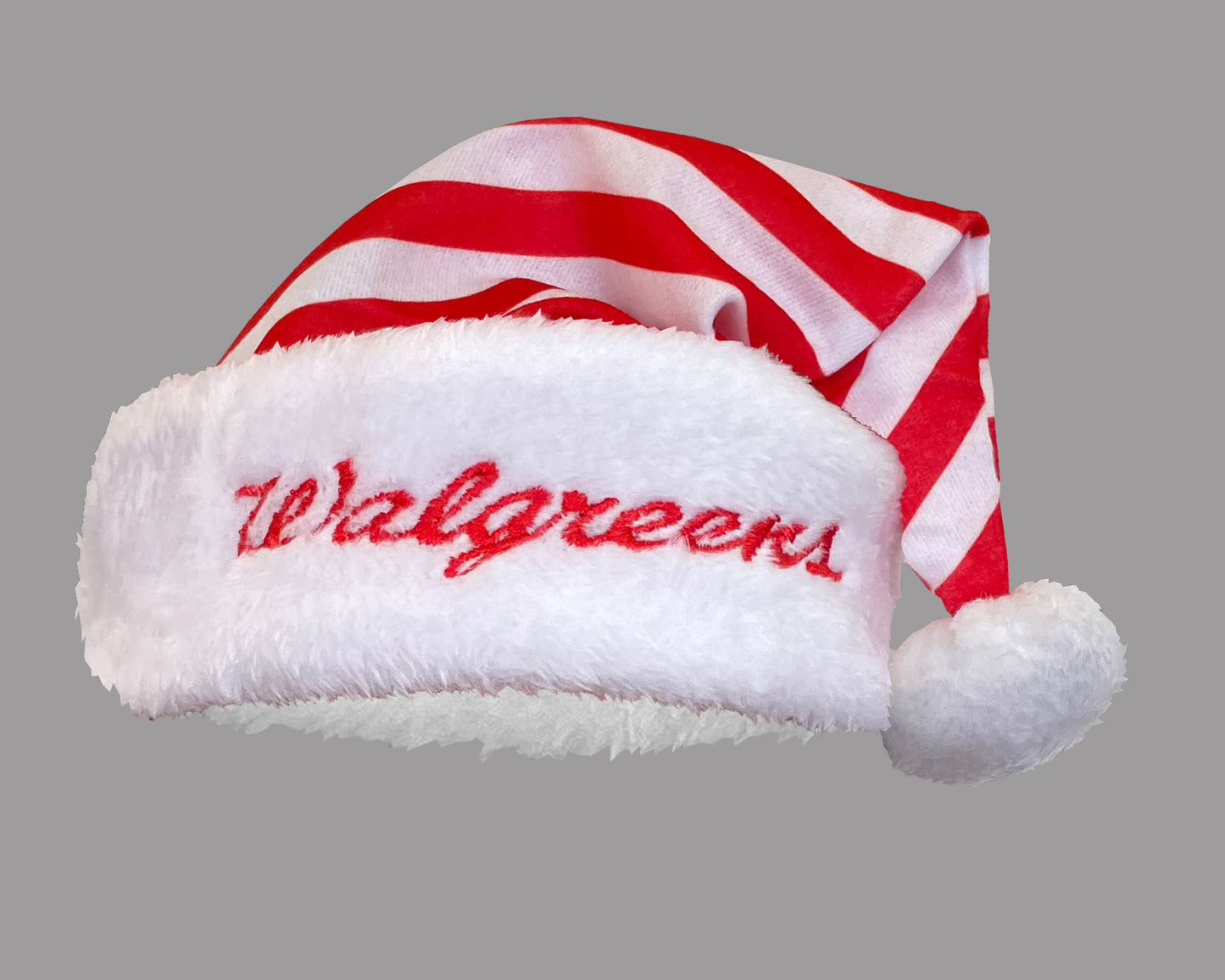 2 Pack of Holiday Striped Hat with Walgreens embroidery