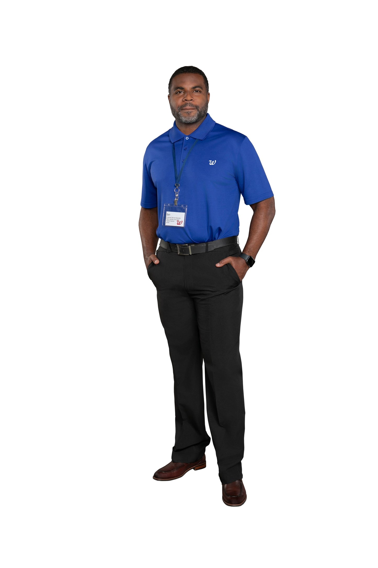 Unisex Short Sleeve Navy Performance Polo